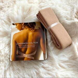 Victoria Secret LOW-BACK Halter STRAP Beige Tan